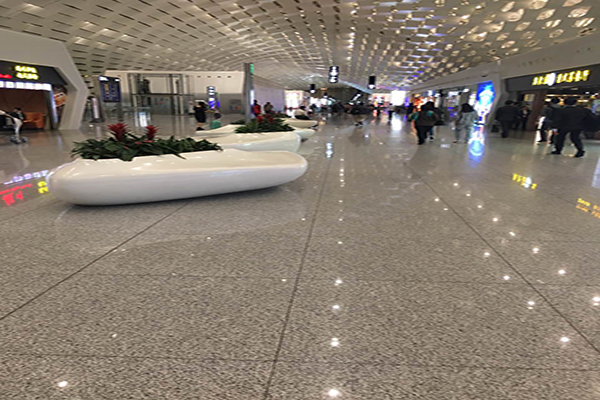 無機(jī)磨石地坪  車站&機(jī)場(chǎng)  候車室