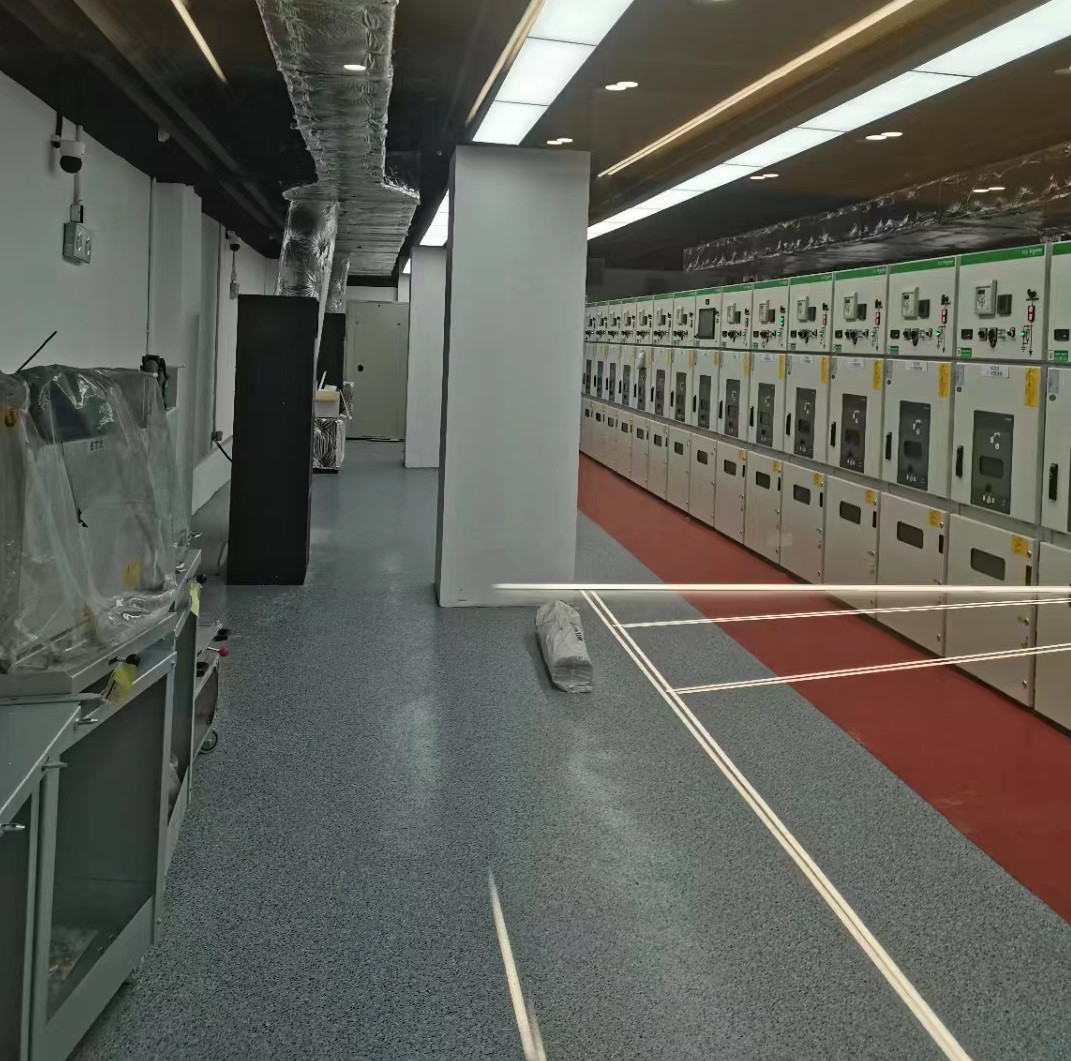 遼寧電視臺（自流平+塑膠地板）